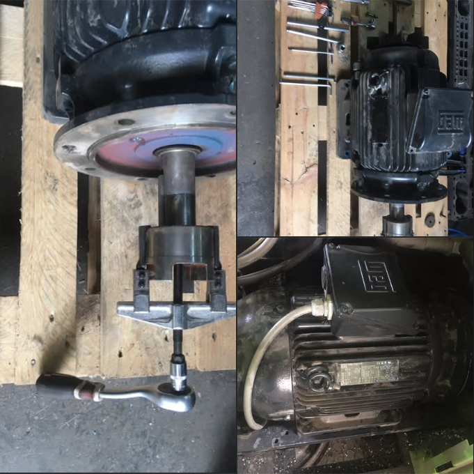 22kW villanymotor csapágycsere